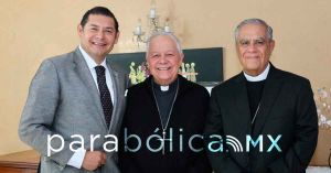 Se reúne Armenta con líderes de la Iglesia Católica poblana