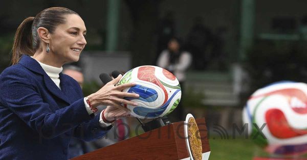 Presenta Sheinbaum pormenores del Mundial de F&uacute;tbol 2026