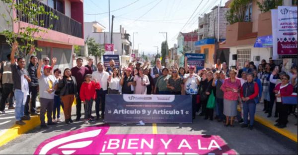 Fortalece Pepe Chedraui infraestructura vial en la colonia Constitución Mexicana