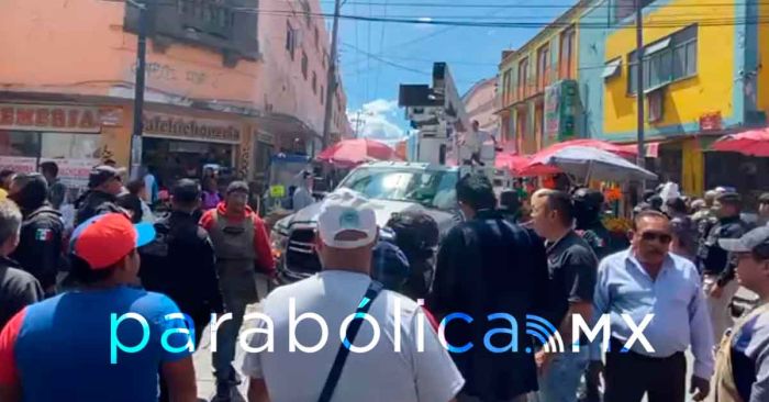 Retiran en operativo interinstitucional cámaras de los ambulantes en el Centro Histórico