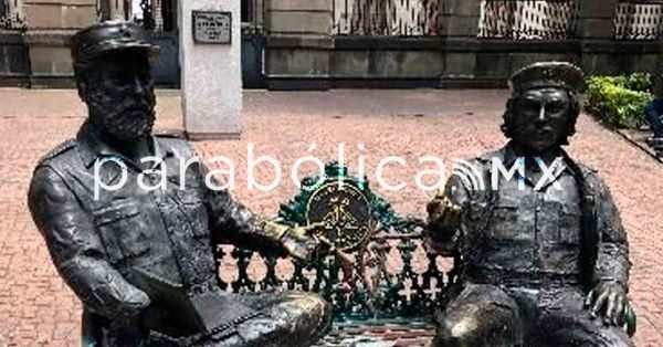 Ilegal, hip&oacute;crita e intolerante, retiro de las estatuas del "Che" y Fidel Castro: Sheinbaum