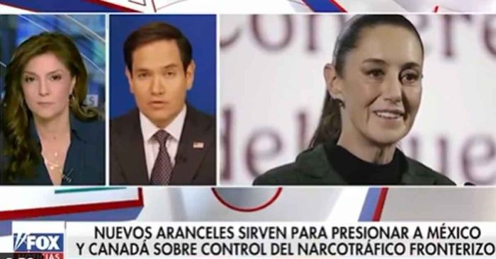 Aplaude Marco Rubio trabajo de Claudia Sheinbaum