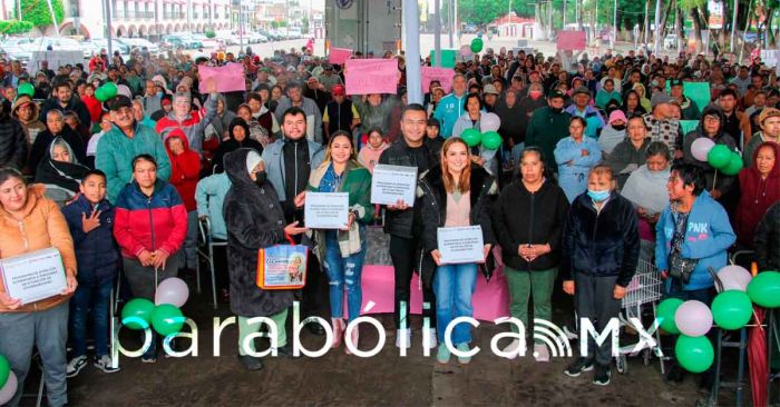 Entregan más de tres mil despensas del Programa de Atención Alimentaria en Huejotzingo