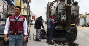 Supervisa Omar Muñoz desazolve previas al inicio de la Feria de Cuautlancingo