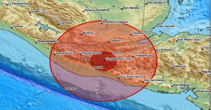Sacude Guatemala con dos fuertes sismos