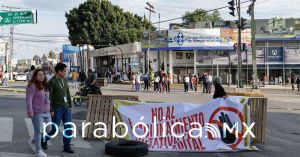 Se mantienen manifestaciones contra los parquímetros en Puebla