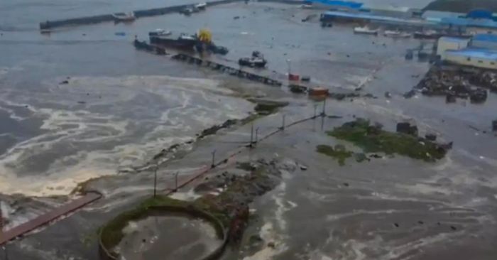 Detecta Rusia olas de hasta 4 metros tras sismo en Kamachatka