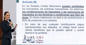 Prohíbe la Constitución condonar impuestos, ratifica Sheinbaum