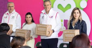 Entrega Pepe Chedraui y SMDIF más de mil despensas en La Guadalupana