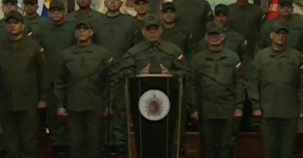 Reitera Fuerza Armada de Venezuela lealtad a Maduro