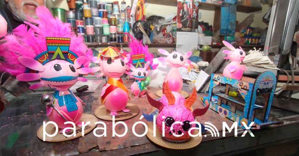 Chigni, el orgullo de ser ajolote plasmado en esferas