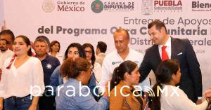 Fortalecerán Gobierno de Puebla y Federación el Programa de Obra Comunitaria: Armenta