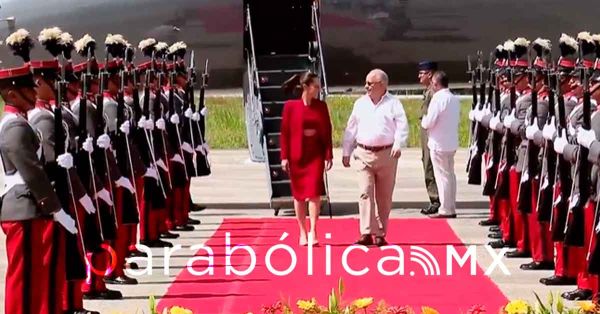 Inicia Sheinbaum gira exprés en Guatemala