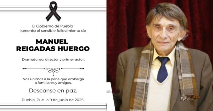 Falleció Manuel Reigadas Huergo, una leyenda del teatro poblano