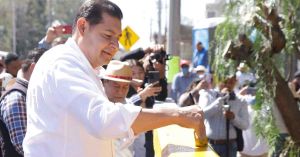 Encabeza Alejandro Armenta faena en Barranca de San Jos&eacute; Valsequillo en Tlacotepec