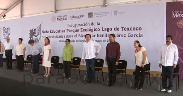 Inaugura Sheinbaum Universidad para el Bienestar sede Parque Ecol&oacute;gico Lago de Texcoco