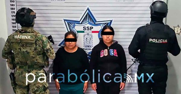 Caen dos presuntas integrantes del grupo delictivo “Los Carriles&quot; en Texmelucan
