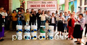 Inicia Bety Sánchez el mejoramiento de la imagen urbana de San Miguel Tenango