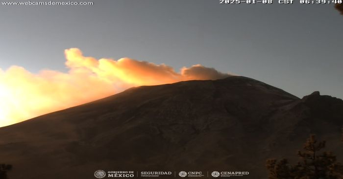 Mantiene actividad el Popocatépetl, registra 47 exhalaciones en 24 horas