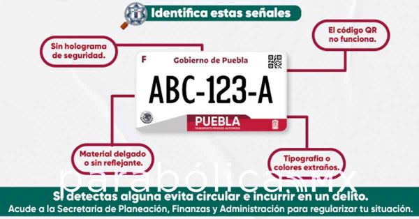 Alerta SSP sobre riesgos por tramitar placas de circulación con “gestores”