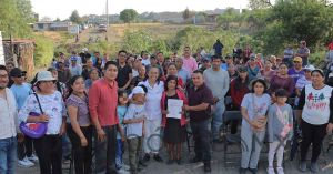 Arranca Ariadna Ayala ampliación de la red eléctrica en Axocopan