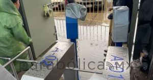 Inundados los accesos al estadio Cuauhtémoc