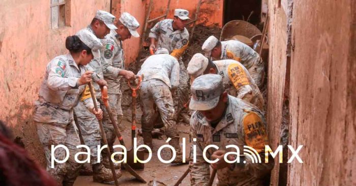 Reconoce Armenta respaldo de las Fuerzas Armadas para la atenci&oacute;n a la Sierra Norte