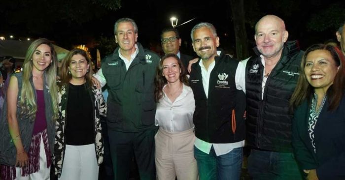 Inaugura Pepe Chedraui rehabilitación de la fuente del Jardín El Carmen