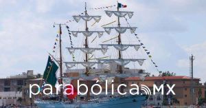 Homenajea Sheinbaum a cadetes fallecidos en el Buque Cuauht&eacute;moc
