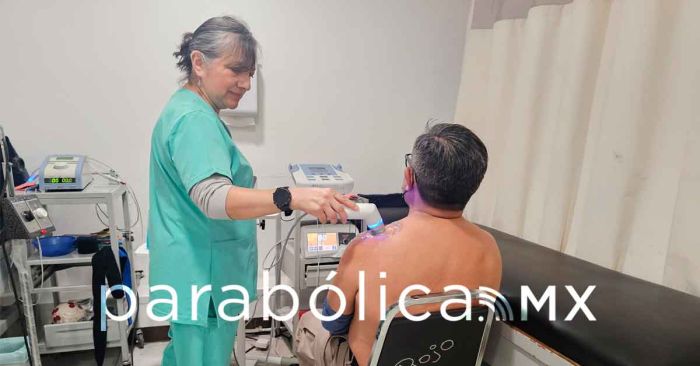 Impulsa IMSS Puebla terapias físicas de rehabilitación para la población