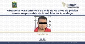 Detienen a “El Tacuaro”, por el homicidio de un joven en Acatzingo