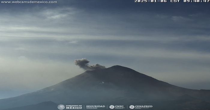 Incrementa actividad el Popocatépetl, van 71 exhalaciones en 24 horas