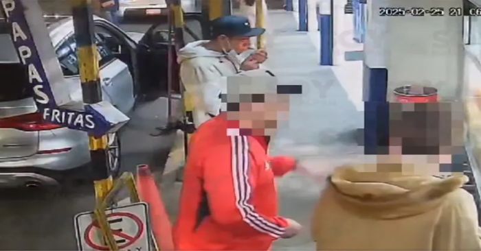 Bajaron a comprar papas fritas y les roban el BMW