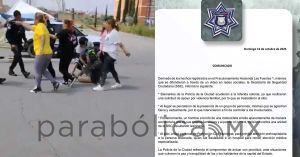 Termina supuesta riña familiar con una patrulla chocada y un lesionado en Hacienda Las Fuentes 1