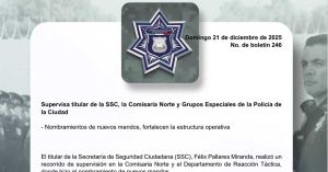 Supervisa F&eacute;lix Pallares la Comisar&iacute;a Norte y Grupos Especiales