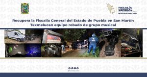 Recuperan instrumentos y equipo de audio propiedad de Los &Aacute;ngeles Azules