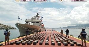 Aseguraron más de 3.5 toneladas de cocaína frente a las costas de Guerrero