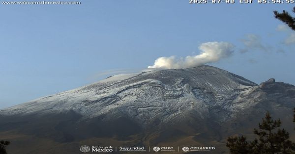 Incrementa actividad el Popocat&eacute;petl, emite 74 exhalaciones en 24 horas