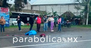 Muere motociclista en un choque en la federal a Atlixco