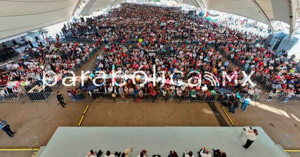 Reciben Programas para el Bienestar m&aacute;s de 200 mil personas en Aguascalientes: Sheinbaum