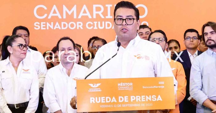 Quiere Camarillo que MC sea segunda fuerza política en Puebla