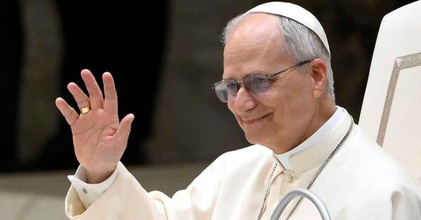 Visita Papa Le&oacute;n XIV sede a los agustinos en Roma