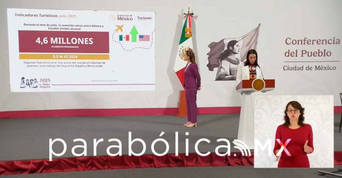 Reportan aumento de llegada de visitantes y turistas a México