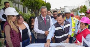 Supervisa Pepe Chedraui rehabilitación en colonia Aquiles Serdán