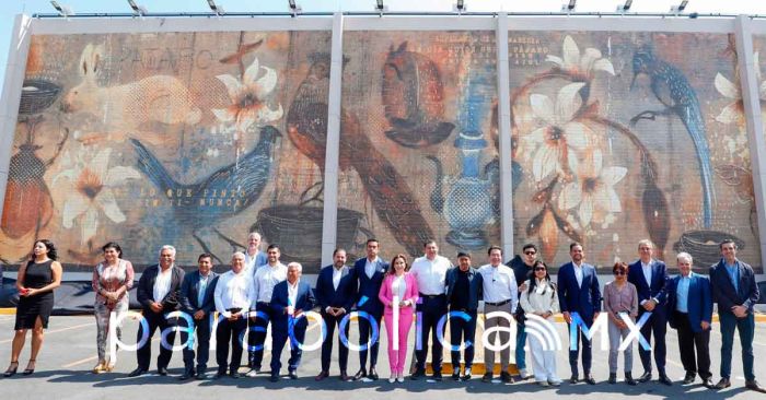 Inaugura Armenta el Mural monumental &quot;Polinización&quot;; crea sentido de comunidad, asegura