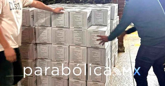 Env&iacute;a despensas a damnificados de la Sierra Norte y Mixteca