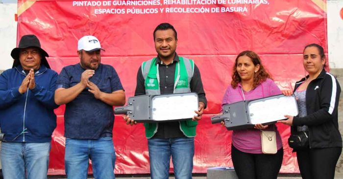 Realizan faena comunitaria en &quot;Valle de San Miguel&quot; de Huejotzingo
