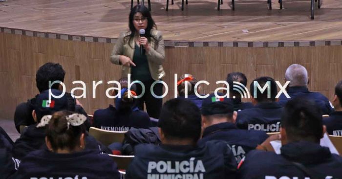 Capacitan a Policías de Cuautlancingo en materia de Derechos Humanos