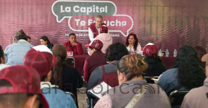 Escucha Pepe Chedraui a poblanos en &quot;La Capital te Escucha&quot; en La Resurrección