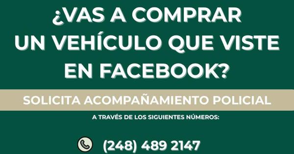 Frustra policía de Texmelucan fraude por venta de vehículo en redes sociales en Moyotzingo